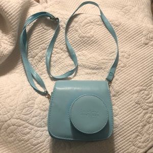 Polaroid camera case blue